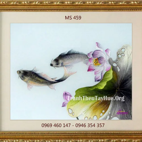 Tranh thêu tặng đám cưới MS 459