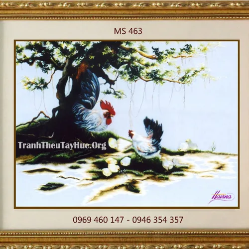 Tranh thêu tặng đám cưới MS 463