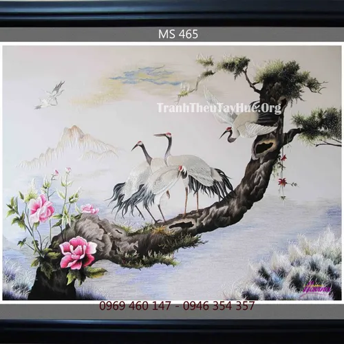 Tranh thêu tặng đám cưới MS 465