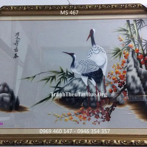 Tranh thêu tặng đám cưới MS 467