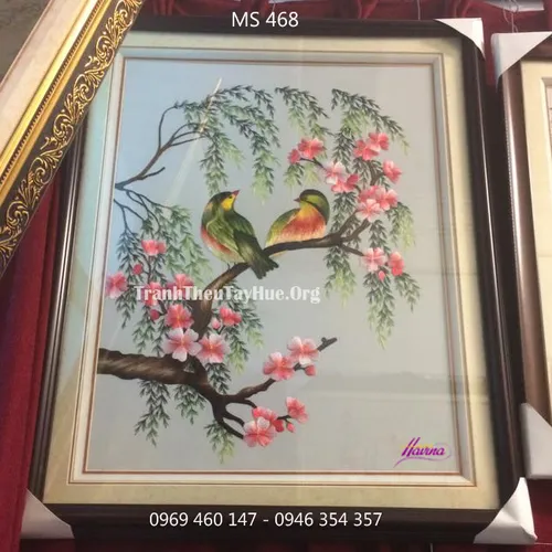 Tranh thêu tặng đám cưới MS 468