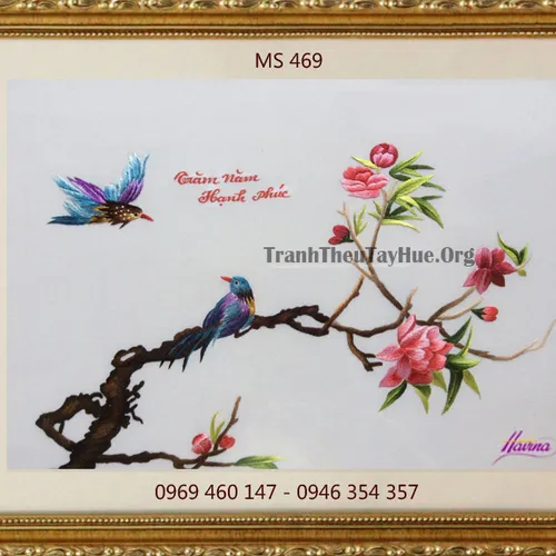 Tranh thêu tặng đám cưới MS 469
