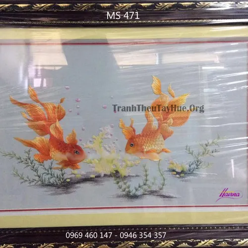 Tranh thêu tặng đám cưới MS 471