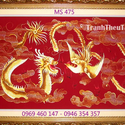 Tranh thêu tặng đám cưới MS 475