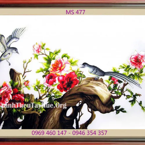 Tranh thêu tặng đám cưới MS 477