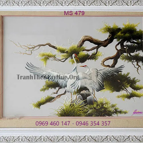 Tranh thêu tặng đám cưới MS 479
