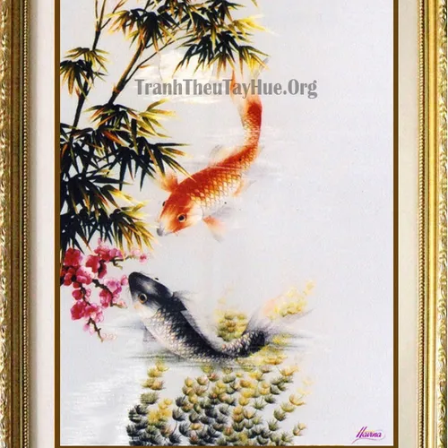 Tranh thêu tặng đám cưới MS 490