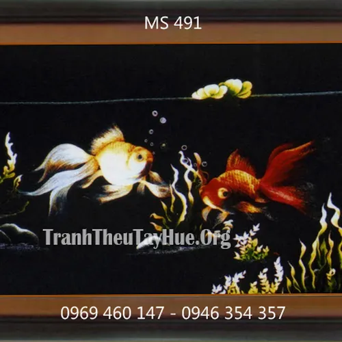 Tranh thêu tặng đám cưới MS 491
