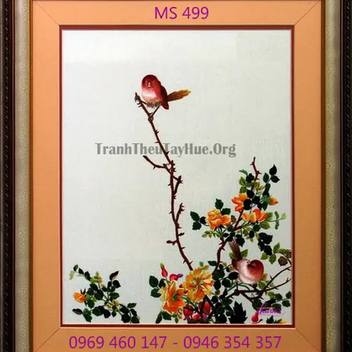 Tranh thêu tặng đám cưới MS 499