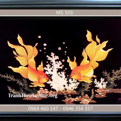 Tranh thêu tặng đám cưới MS 503