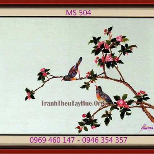 Tranh thêu tặng đám cưới MS 504