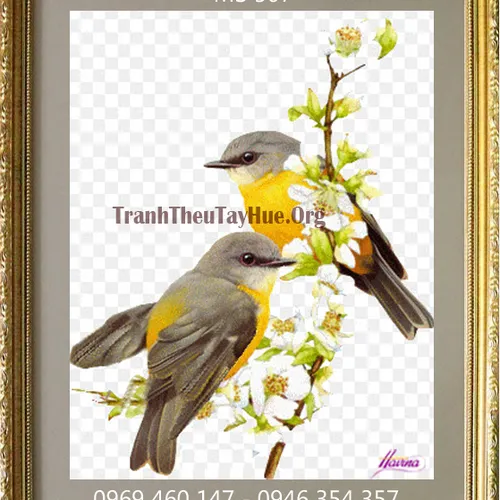 Tranh thêu tặng đám cưới MS 507