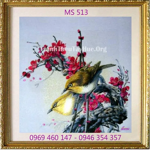 Tranh thêu tặng đám cưới MS 513
