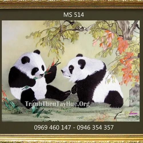 Tranh thêu tặng đám cưới MS 514