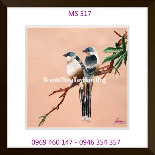 Tranh thêu tặng đám cưới MS 517