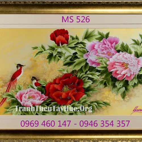 Tranh thêu tặng đám cưới MS 526
