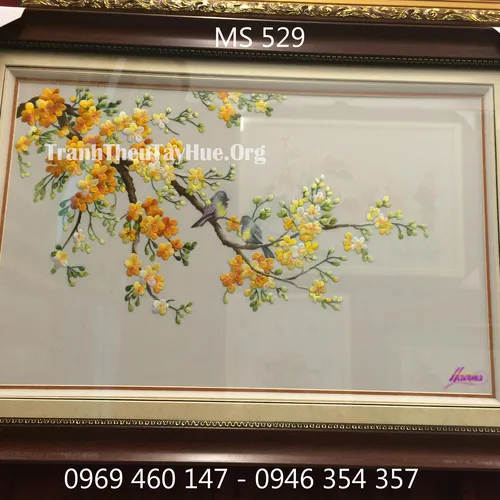Tranh thêu tặng đám cưới MS 529