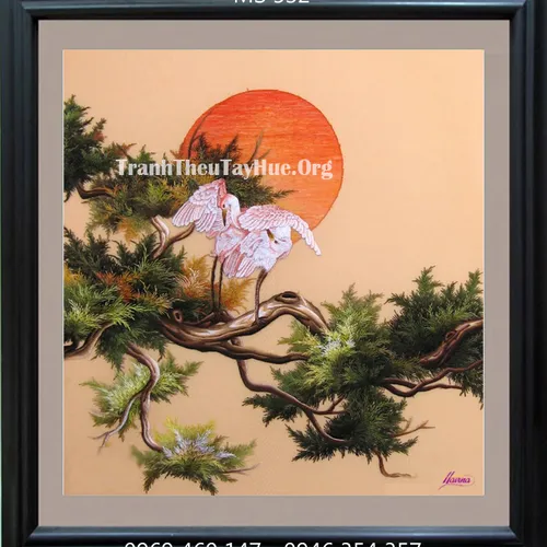 Tranh thêu tặng đám cưới MS 532