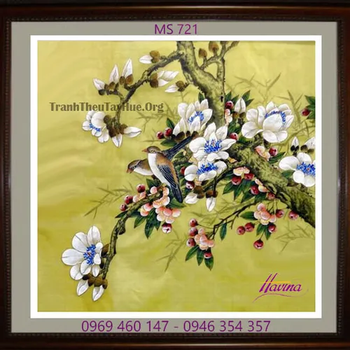Tranh thêu tặng đám cưới MS 721