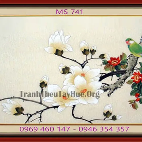 Tranh thêu tặng đám cưới MS 741