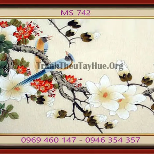 Tranh thêu tặng đám cưới MS 742