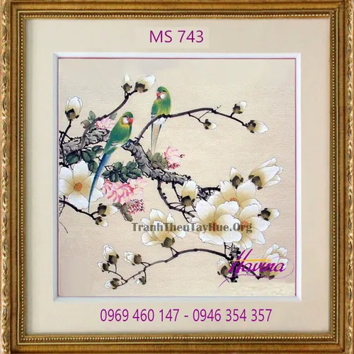 Tranh thêu tặng đám cưới MS 743