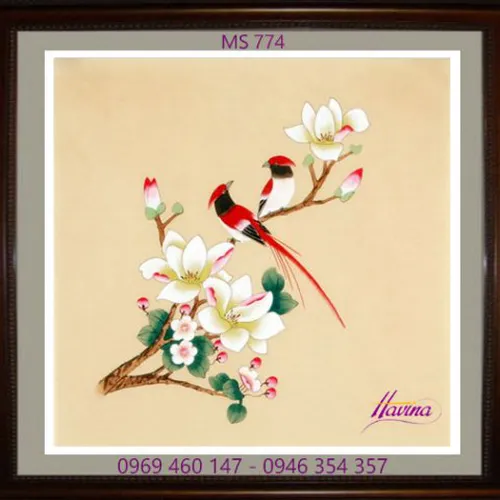 Tranh thêu tặng đám cưới MS 774
