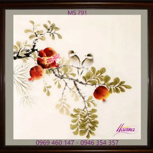 Tranh thêu tặng đám cưới MS 791