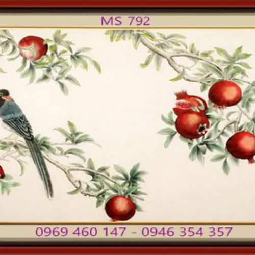 Tranh thêu tặng đám cưới MS 792