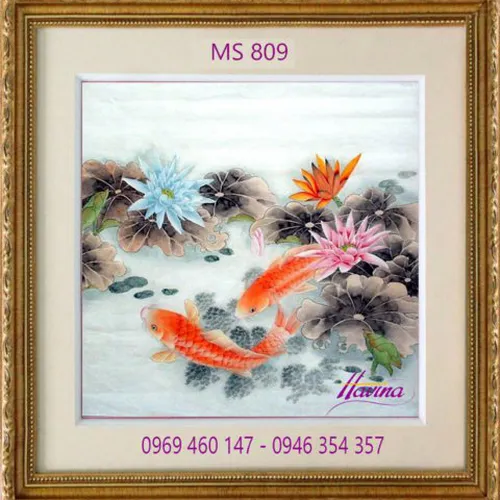 Tranh thêu tặng đám cưới MS 809