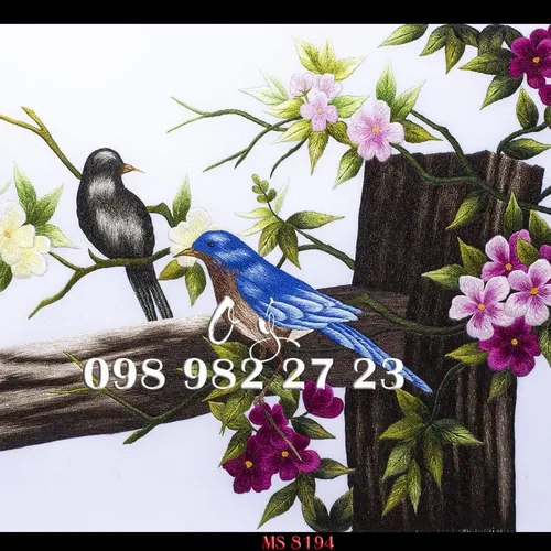 Tranh Thêu Tặng Đám Cưới MS 8194