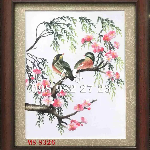 Tranh Thêu Tặng Đám Cưới MS 8326