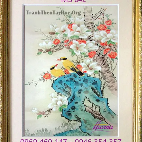 Tranh thêu tặng đám cưới MS 842