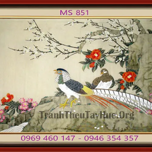 Tranh thêu tặng đám cưới MS 851