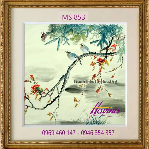 Tranh thêu tặng đám cưới MS 853