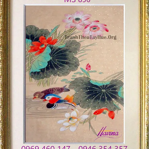 Tranh thêu tặng đám cưới MS 856