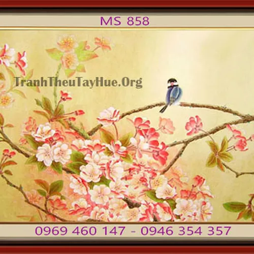 Tranh thêu tặng đám cưới MS 858
