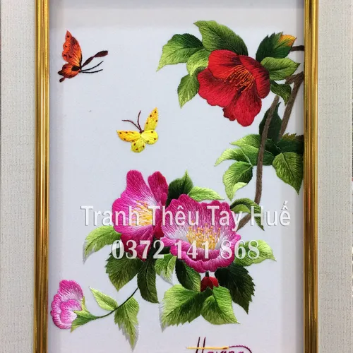 Tranh thêu tặng đám cưới ms 8835