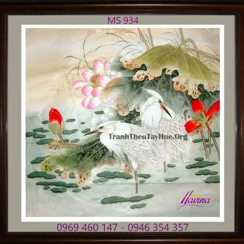 Tranh thêu tặng đám cưới MS 934