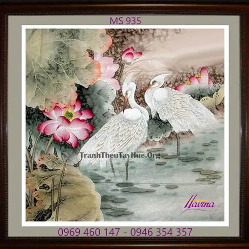 Tranh thêu tặng đám cưới MS 935