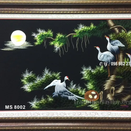 Tranh thêu tặng tân gia MS 8002