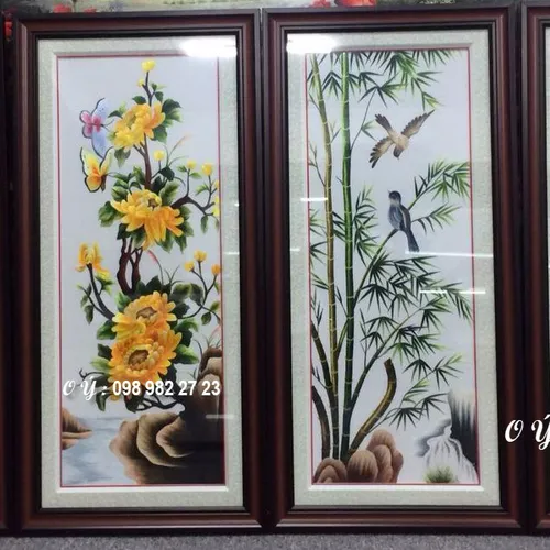 Tranh thêu tặng tân gia MS 8008