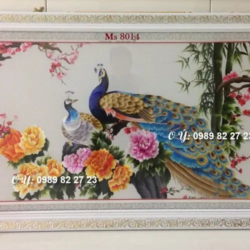 Tranh thêu tặng tân gia MS 8014