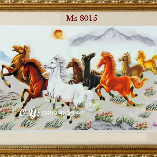 Tranh thêu tặng tân gia MS 8015