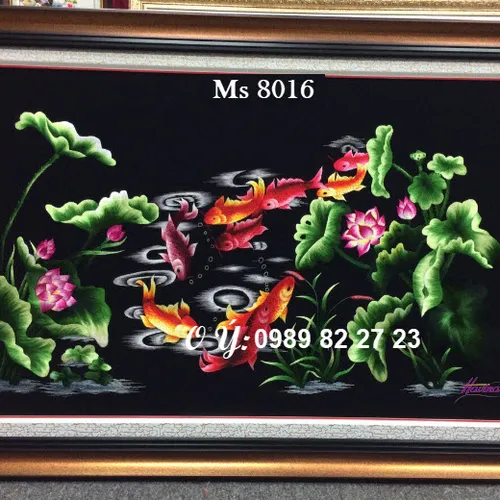 Tranh thêu tặng tân gia MS 8016