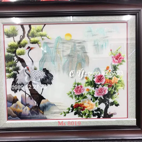 Tranh thêu tặng tân gia MS 8019