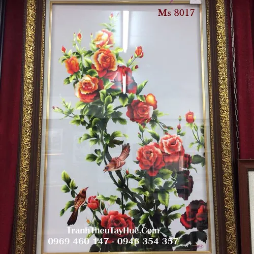 Tranh thêu tặng tân gia MS 8017