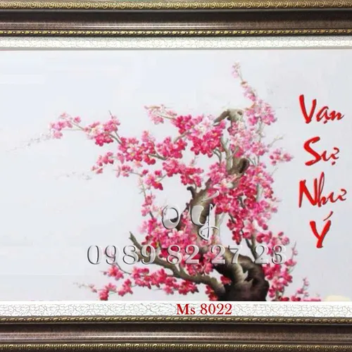 Tranh thêu tặng tân gia MS 8022