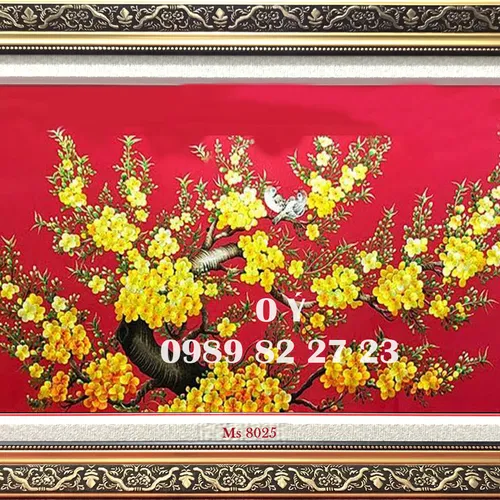 Tranh thêu tặng tân gia MS 8025