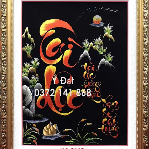 Tranh thêu tặng tân gia MS 8610